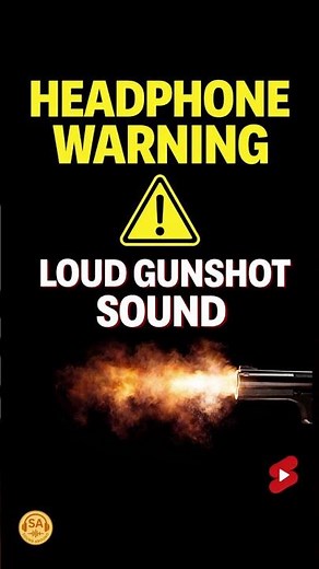 🔫 Gunshot Sound Effect – Loud Realistic Bang #Shorts