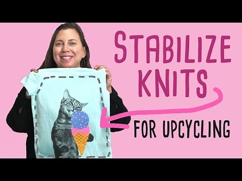How to stabilize knits with interfacing