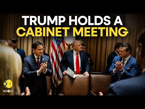 Trump LIVE: US President Trump Holds A Cabinet Meeting At The White House | USA News LIVE | WION