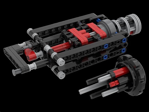 LEGO MOC-151322 Compact Radial Lock (Technic 2023)