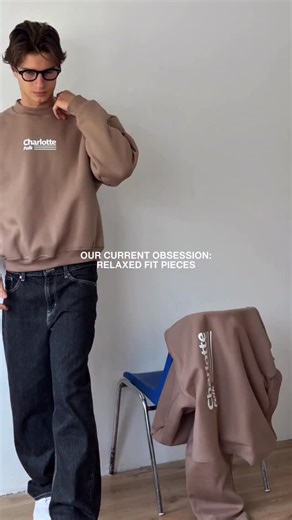 When the new season sounds like a new style: meet our Relaxed Fit Selections 👕 In comparison: City Index Hoodie, Tee, and Sweater from the Folk Index Collection 🟤 Discover your latest wardrobe addition only at www.charlottefolk.co | Charlotte Folk