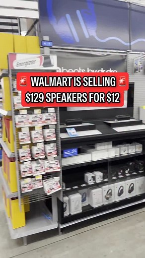 6.9K views · 346 reactions | Walmart discounted these $129 speakers for only $12  Keep in mind not every store is going to have this deal  If you want to find deals like these the moment they happen, comment “JOIN” and i’ll invite you to our FREE Discord group  | Retail World | Facebook
