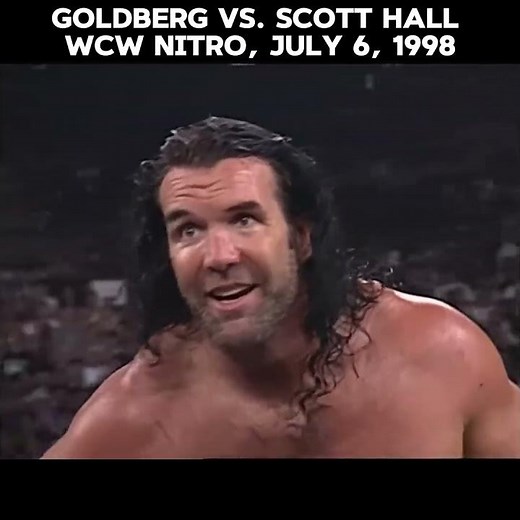 Goldberg vs Scott Hall 🔥 WCW Nitro July 6, 1998 #Shorts