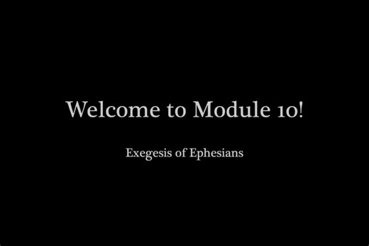 Welcome to Module 10