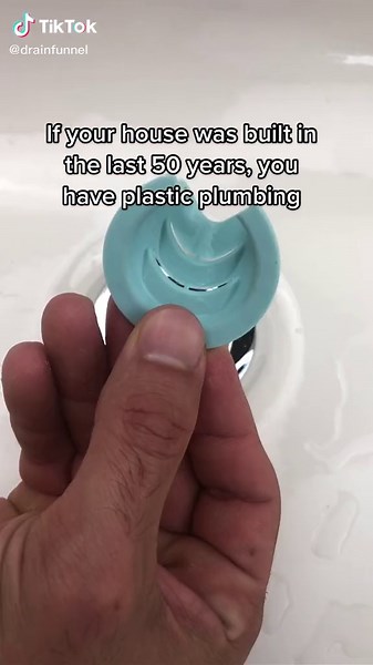 The crossbars in a bathtub drain are there to help install the drain and to hold the stopper. #drainfunnel #hairtok #lifetips