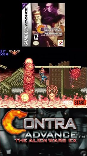 Contra Advance The Alien Wars Ex (gba)