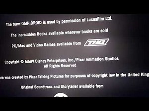 End Credits The Incredibles (2004)