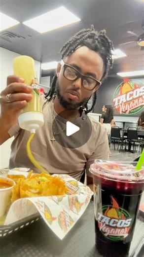 The Verse FAM🟢🔴 on Instagram: "Did he really just pour salsa all over her food?! 🫢 Check out @aztacosveganos for fire vegan Mexican food! 📍1579 N Dysart Rd Suite H, Avondale, AZ 85392 📍3301 E Indian School Rd, Phoenix, AZ 85018 #food"