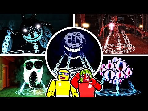 DOORS: Hotel Update REACTING to All CRUCIFIX Uses + New Monsters Jumpscares (Roblox Showcase)
