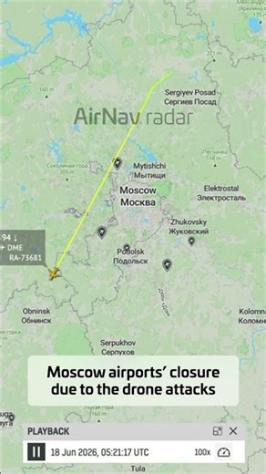 Moscow Airspace Emptied After Drone Attacks