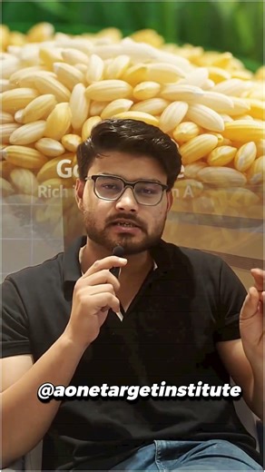 Golden Rice क्या है? #biology #bscnursing2026 #tips #neet #biotechnology #viral #shorts #goldenrice