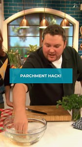 Did you know parchment paper can be a lid?! @chefalexpage kitchen hack just changed the game 😍 Tag your cooking buddy below! | The Good Stuff with Mary Berg