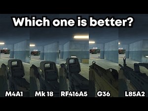 M4 vs Mk18 vs HK vs G36 vs L85 (Blackhawk Rescue Mission 5 Gen4)