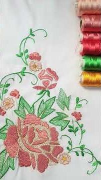 How to embroider using normal sewing machine
