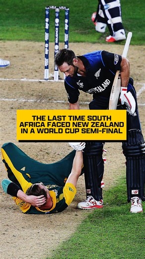 Do you remember the last time South Africa and New Zealand met in a World Cup semi-final? 🏆🇿🇦🇳🇿 #Cricket #LoveCricket #CricketVideos #T20WorldCup #SAvNZ | Wisden Cricket