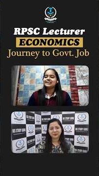 Rpsc 1st Grade Economics | Rpsc Lecturer Economics Preparation | By Simranjit Kaur #shorts