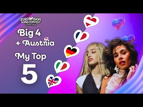 Eurovision 2026: My Top 5 – Big 4 + Austria Ranking 🇪🇺 | Grand Final Predictions