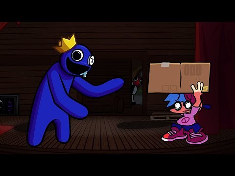 FNF vs Blue | Rainbow Friends - Odd Friend (NEW)(FC)(Jumpscare Alert)