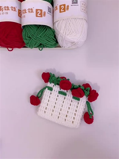 Crochet a cute drawingstring bag#crochet #handmade #handmadegifts #fyp #handmadewithlove #tiktok #crochettutorial #diy #crocheting #tutorial #easycrochet