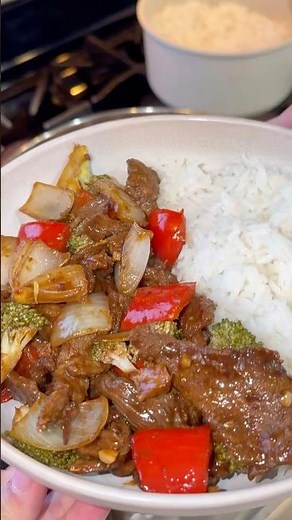 Steak with sauteed vegetables 🥩 in 30 minutes! 💚 #shorts