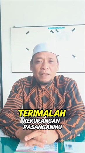 Terimalah Kekurangan Pasanganmu #informasi #kementerianagama #kemenagpalangkaraya #bimasislam #share