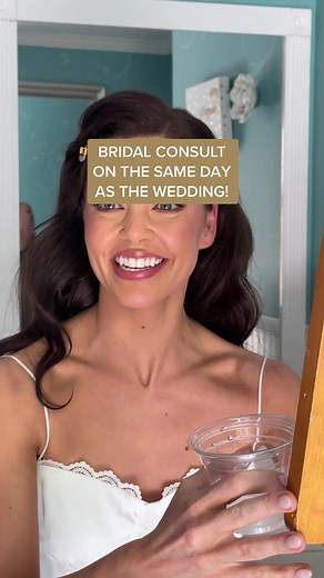 Bridal makeup for my amazing bride Lois 👰‍♂️ I flew all the way from Sydney to California for her wedding, this was our first time meeting! She trusted me wholeheartedly and I love how her makeup turned out - what an incredible bride she was ✨💓 #sandiegowedding #californiawedding #destinationwedding #makeupartist #bridalmakeup #naturalbridalmakeup