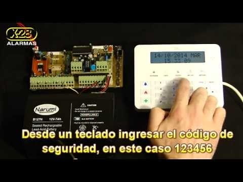 Programación de un Llamador/Controlador - X 28 ALARMAS