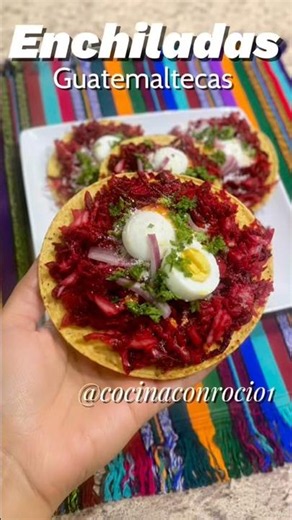 🫜Enchiladas Guatemaltecas Caseras 🇬🇹 ¡Coloridas, deliciosas y fáciles de hacer!