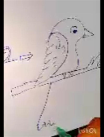 Haw drawing for Birds and 2, Letter to Birds easy drawing