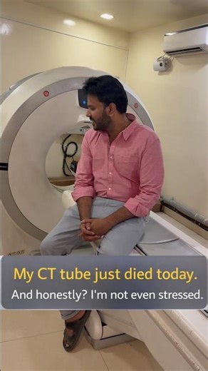 My CT tube died this morning. ₹40 lakh. One component. One day. #drdkkrishna