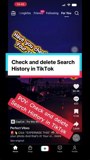 #creatorsearchinsights #remove#watch #history #delete Have you ever checked and deleted your search history in TikTok? Check your search history and delete or remove from your account. That makes your account clean for search caches. We should delete watch history and search history also frequently. Watch other videos for deleted watch history videos.