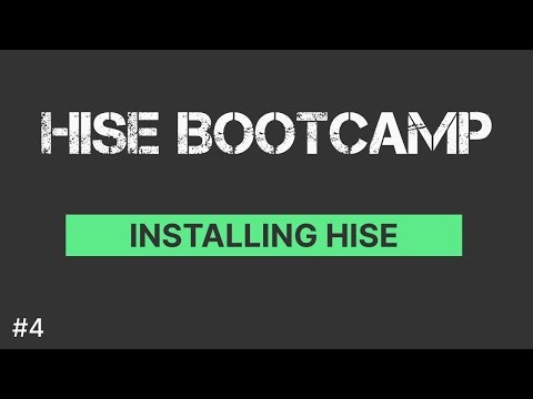 Installing HISE | Introduction | HISE Bootcamp Full Course
