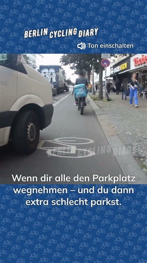 Wenn dir alle den Parkplatz wegnehmen – und du dann extra schlecht parkst. (aus Folge 146)