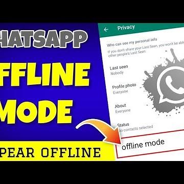 How To Appear Offline On Whatsapp | Whatsapp Offline Mode🤔