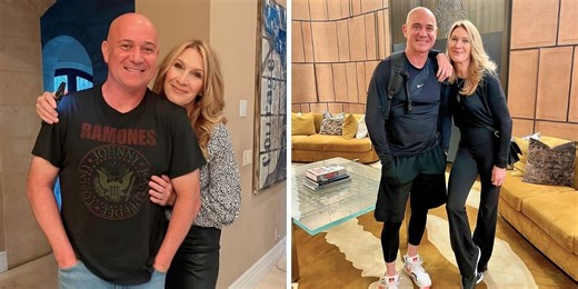 Steffi Graf can't stop smiling as she and husband Andre Agassi click adorable pictures together in Shanghai