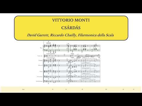 Monti, Csárdás (David Garrett, Riccardo Chailly, Filarmonica della Scala)