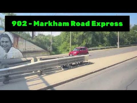 TTC Markham Road Express Bus 902: Warden Station to Steeles Avenue