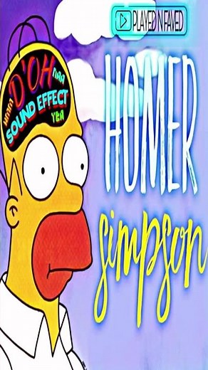 D'OH Homer Simpson Sound Effect | Various Doh Homer Simpsons Sounds #shorts