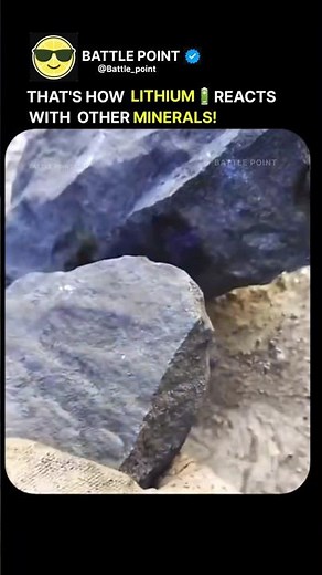 How Lithium Reacts with Other Minerals | Electrically Charged Rocks