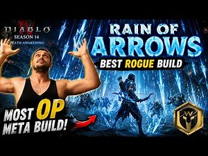 Best Rogue Build for Season 14! Freeze Rain of Arrows META - Guide - Diablo 4