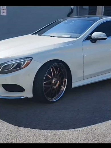 S550 COUPE ON 24s FORGIATOS #s550 #mercedes #mercedesbenz #forgiato #rimworld #forgiato #carshow