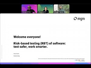 Webinar ‘Risk-based Software Testing’ in the Q12-TMT Test Management Tool