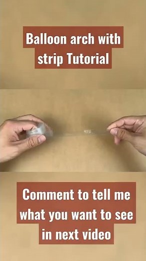 #how to make a #balloon arch with strip?#balloontutorial #balloonarch#birthday#diy#decoration