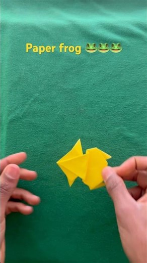 The Ultimate Paper Frog Race! 🐸🏁 DIY Origami Fun
