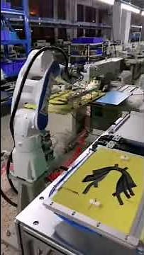 Robotic stitching Machine - PLC programming Robotic Technology Used for Leather Industries -