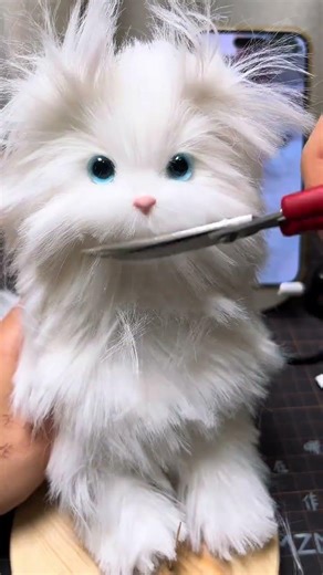 Handmade tutorial for a plush cat twist stick#Ragdoll cat#Puppet#Twist the stick#Manual