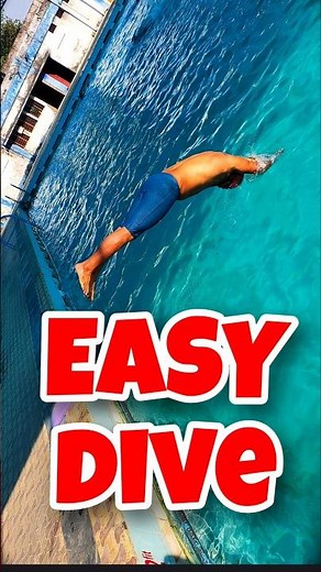 easy dive technique for beginner #shorts #swimming #dive