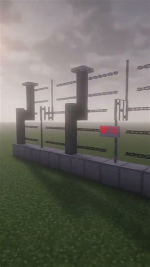 Jurassic Park T-Rex Fence in Minecraft