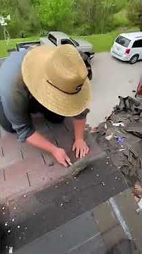 How to tie in new shingles to old shingles!