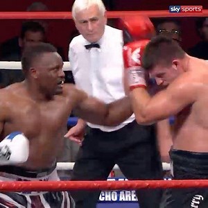 YOUNG CHISORA KOS SEXTON 💥💪⁣ ⁣ 🇬🇧 A young and undefeated British Champion @derekwarchisora stopped Sam Sexton with a huge barrage of punches to add the commonwealth belt to his collection | Sky Sports Boxing